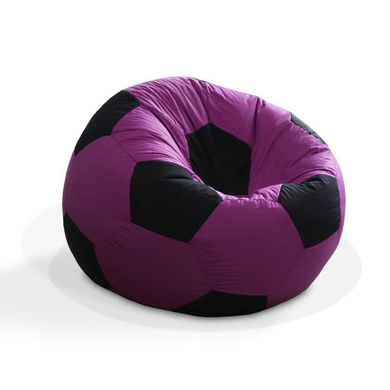 Purple and Black Football Beanbag Parachute ( free footstool included)