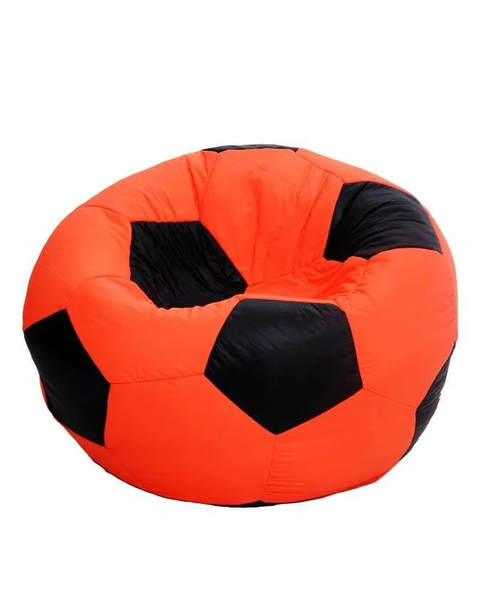 Orange and Black Football Beanbag Parachute ( free footstool included)