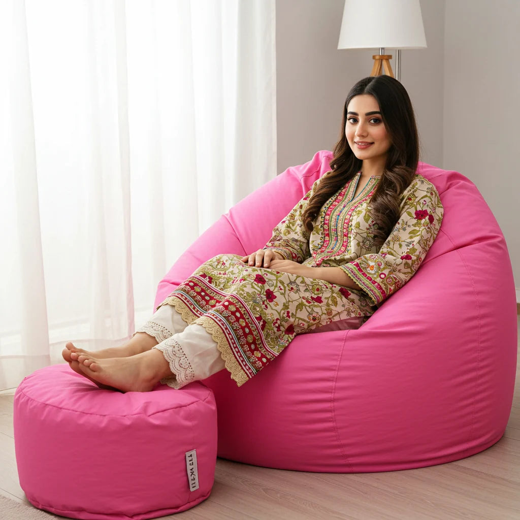 Capido Parachute Bean Bag (FREE FOOT STOOL)