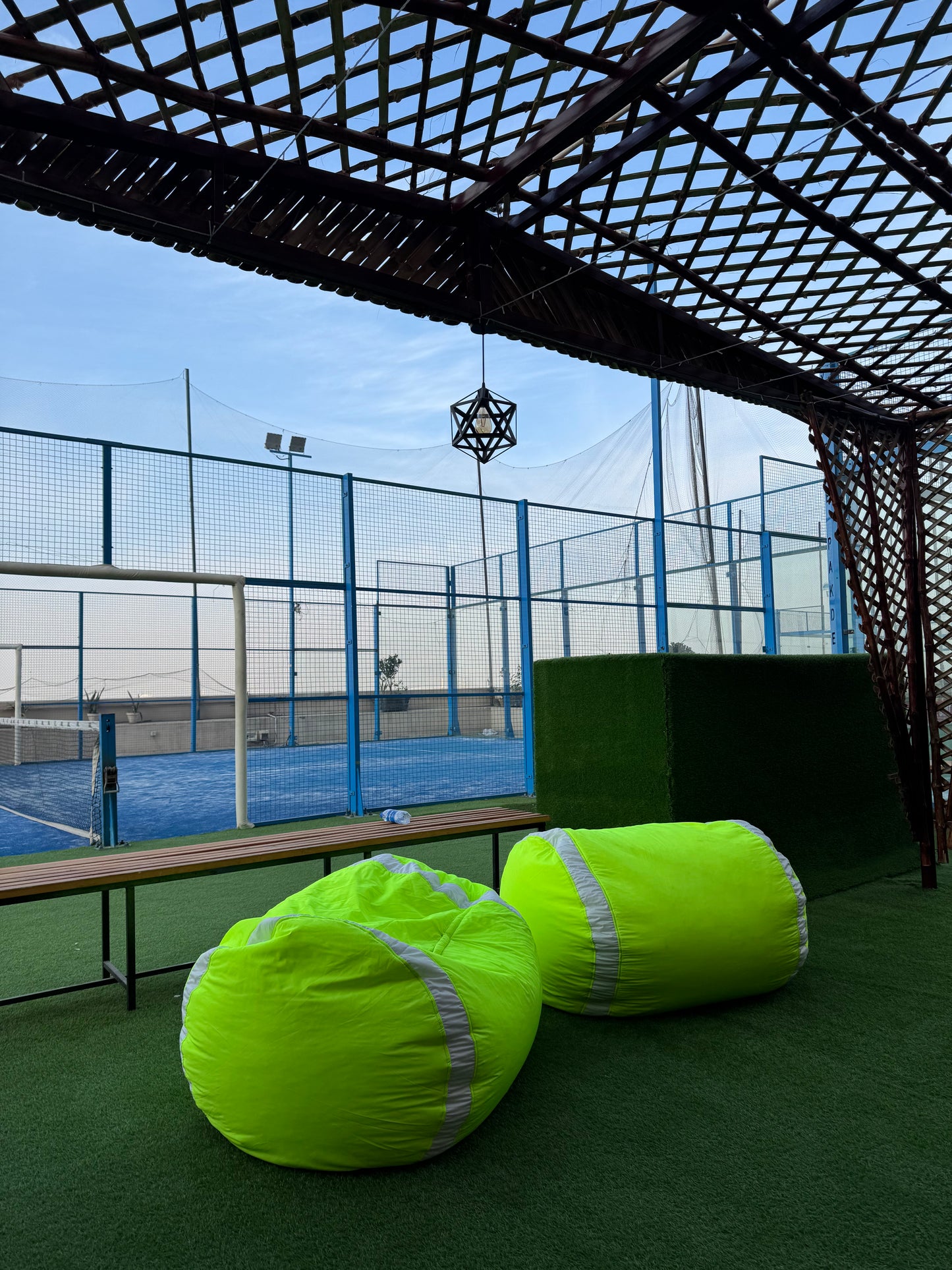 Tennis ball bean bag