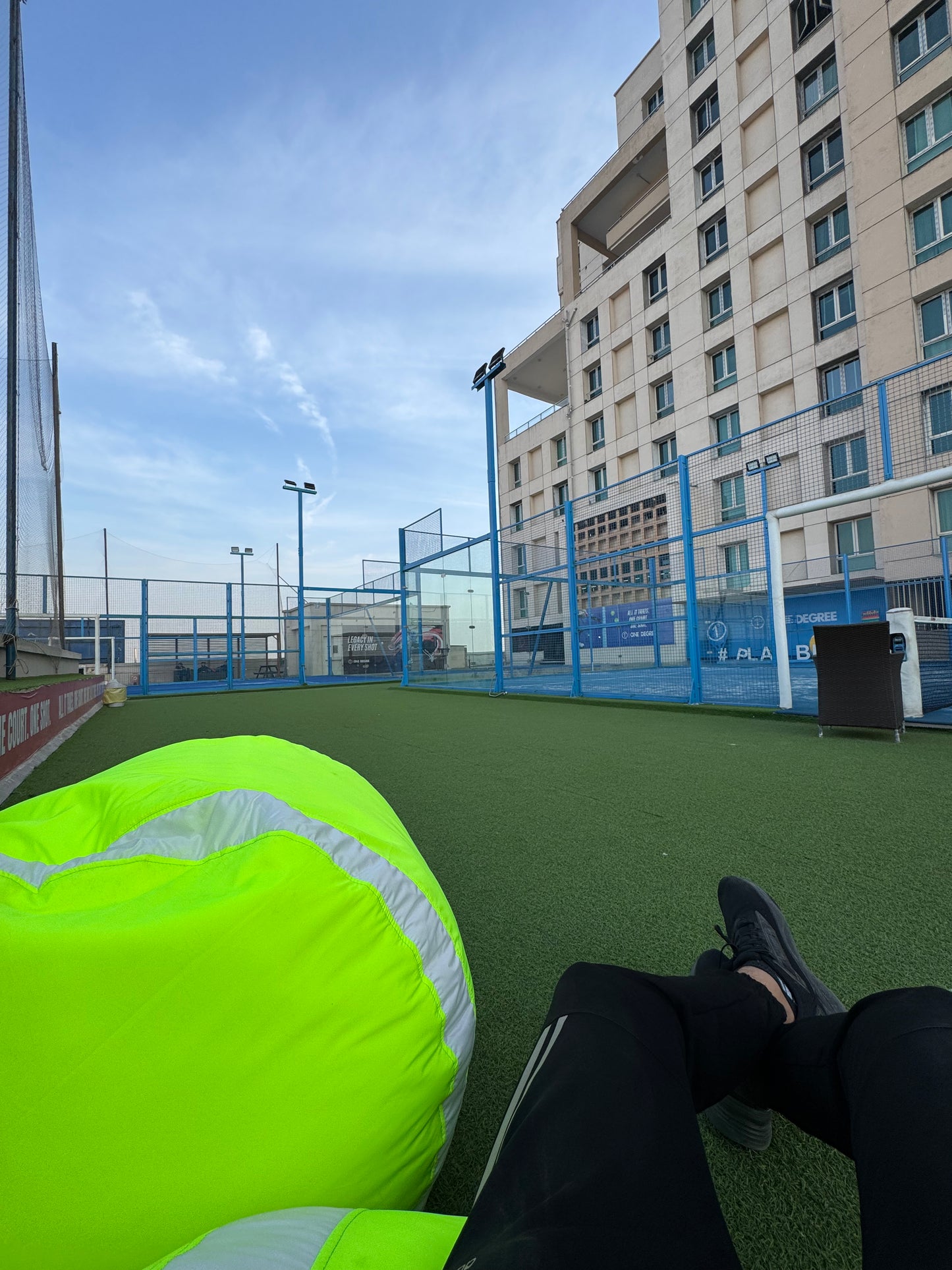 Tennis ball bean bag