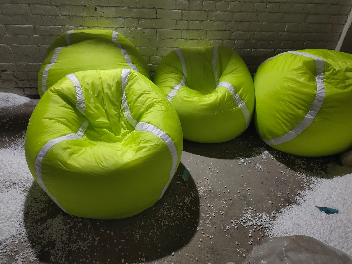 Tennis ball bean bag